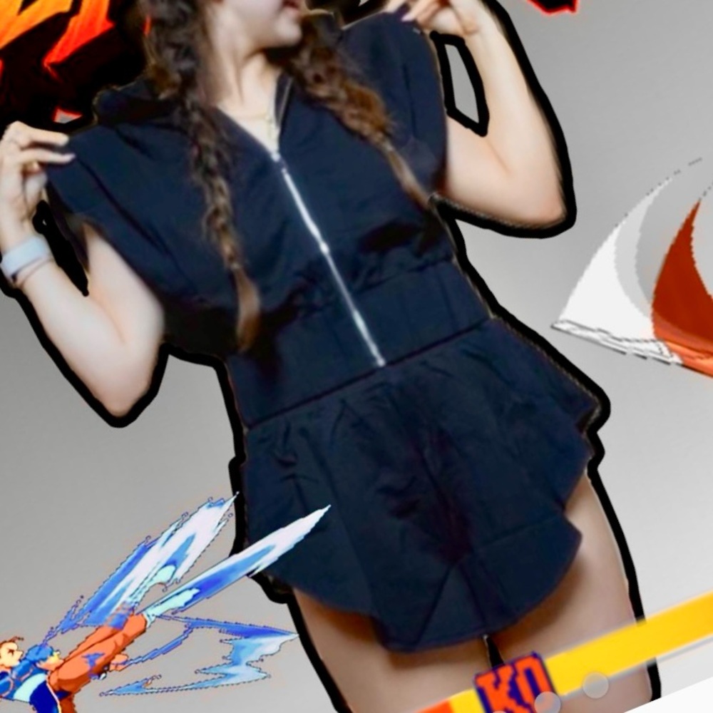 *NWT* DOLLS KILL UpsideDown Feels ZipFront Short Set — S — Limited Edition